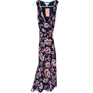 NWT Band of Gypsies MIDI Wrap Dress Size XS